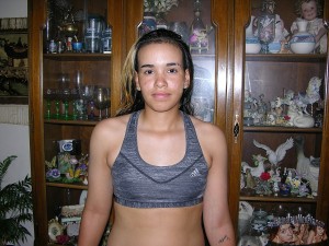 Puerto Rican Amateur Modeling At First Homemade Nude Modeling Shoot
